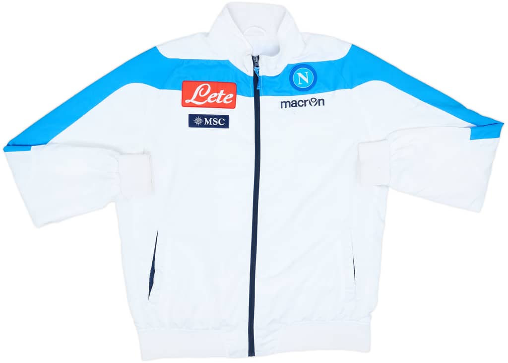 2012-13 Napoli Macron Track Jacket - 7/10 - (L)