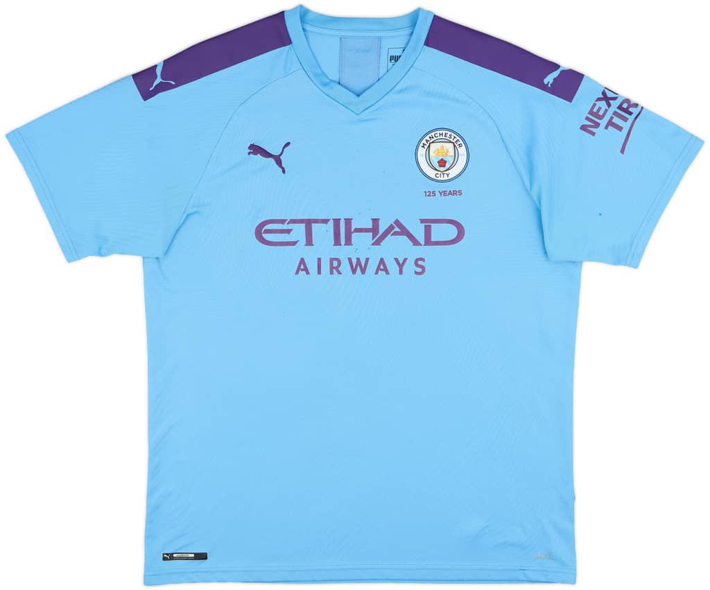 2019-20 Manchester City Home Shirt - 4/10 - (XL)