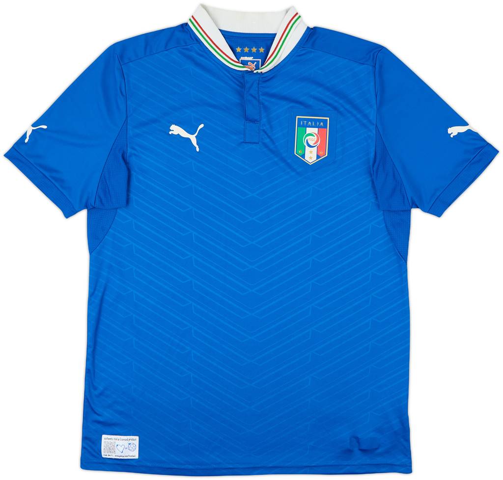 2012-13 Italy Home Shirt - 8/10 - (L)