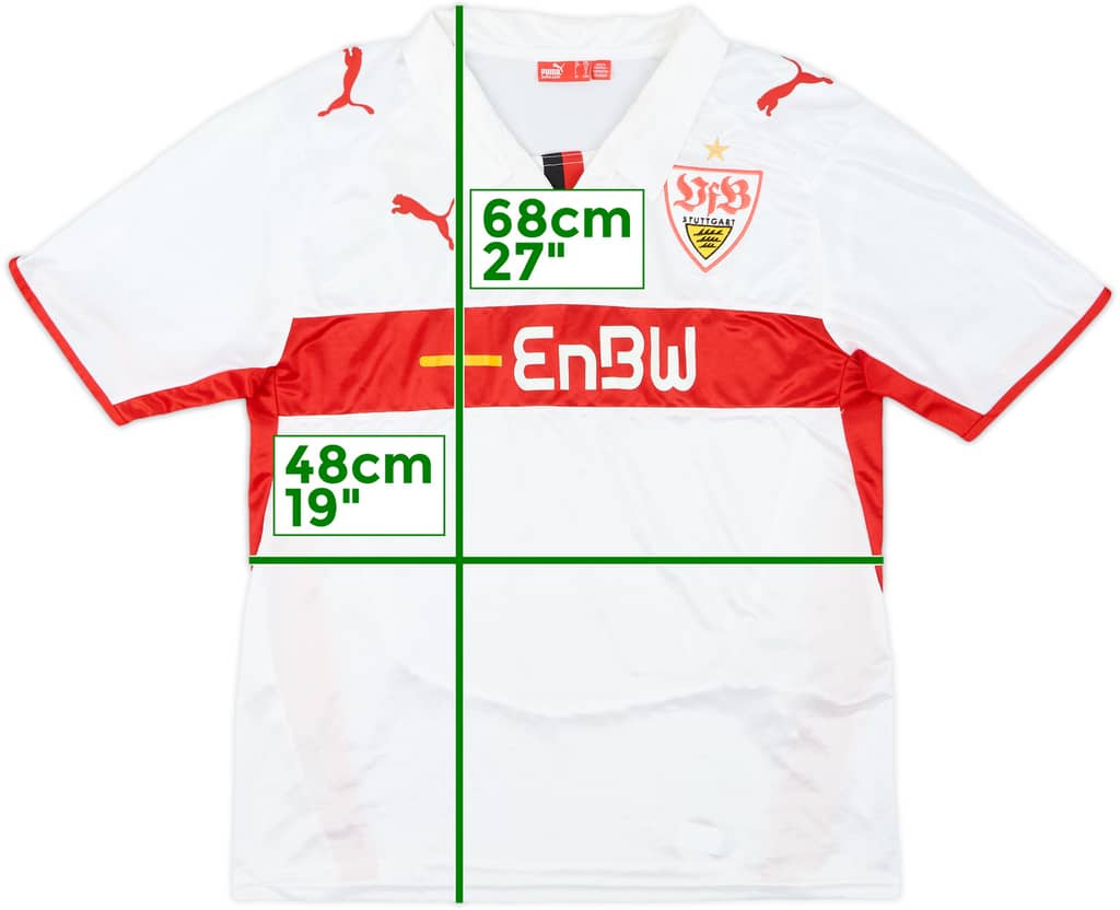 2008-09 Stuttgart Home Shirt - 8/10 - (XS/S)