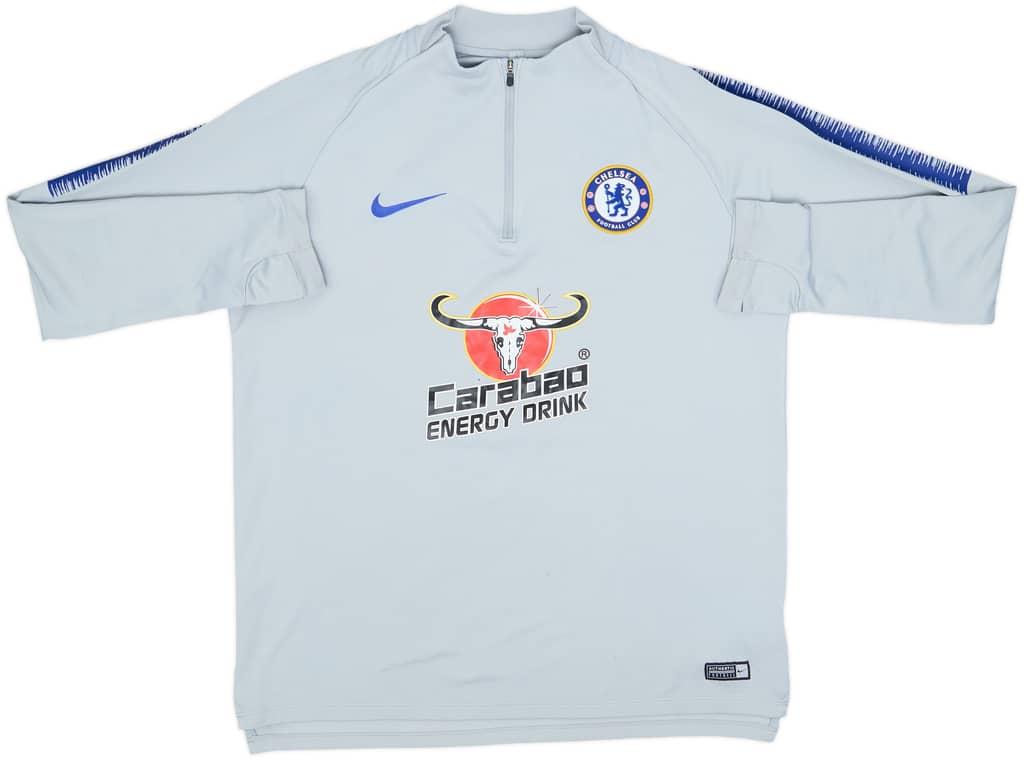 2018-19 Chelsea Nike 1/4 Zip Drill Top - 6/10 - (L)