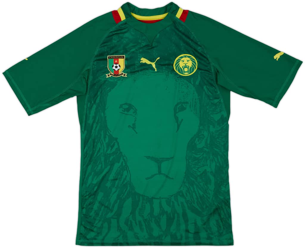2012-14 Cameroon Player Issue Home Shirt - 8/10 - (XL)