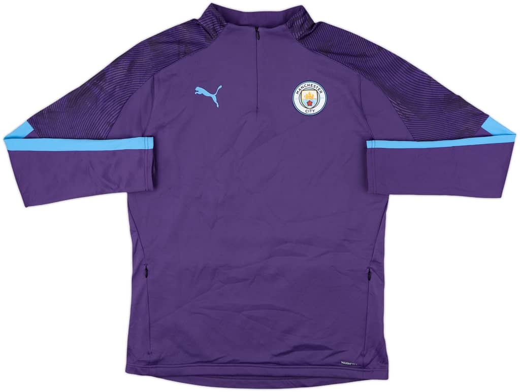 2019-20 Manchester City Puma 1/4 Zip Track Jacket - 9/10 - (L)