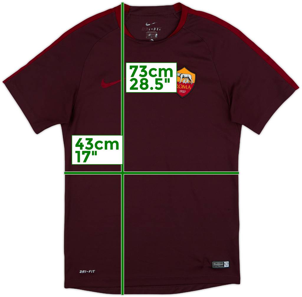 2015-16 Roma Nike Training Shirt - 8/10 - (S)
