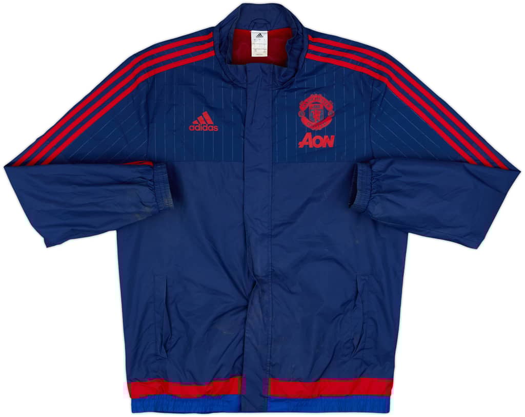 2015-16 Manchester United adidas Rain Jacket - 5/10 - (L)