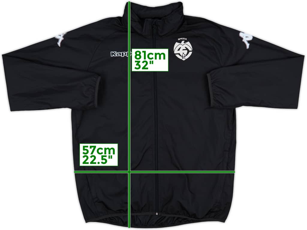 2023-24 Spezia Kappa Hooded Rain Jacket - 5/10 - (M)