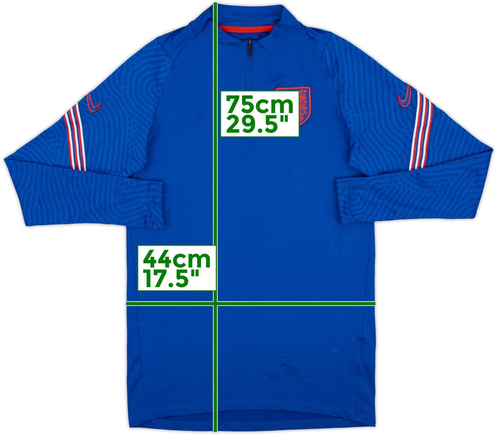 2020-21 England Nike 1/4 Zip Drill Top - 9/10 - (S)