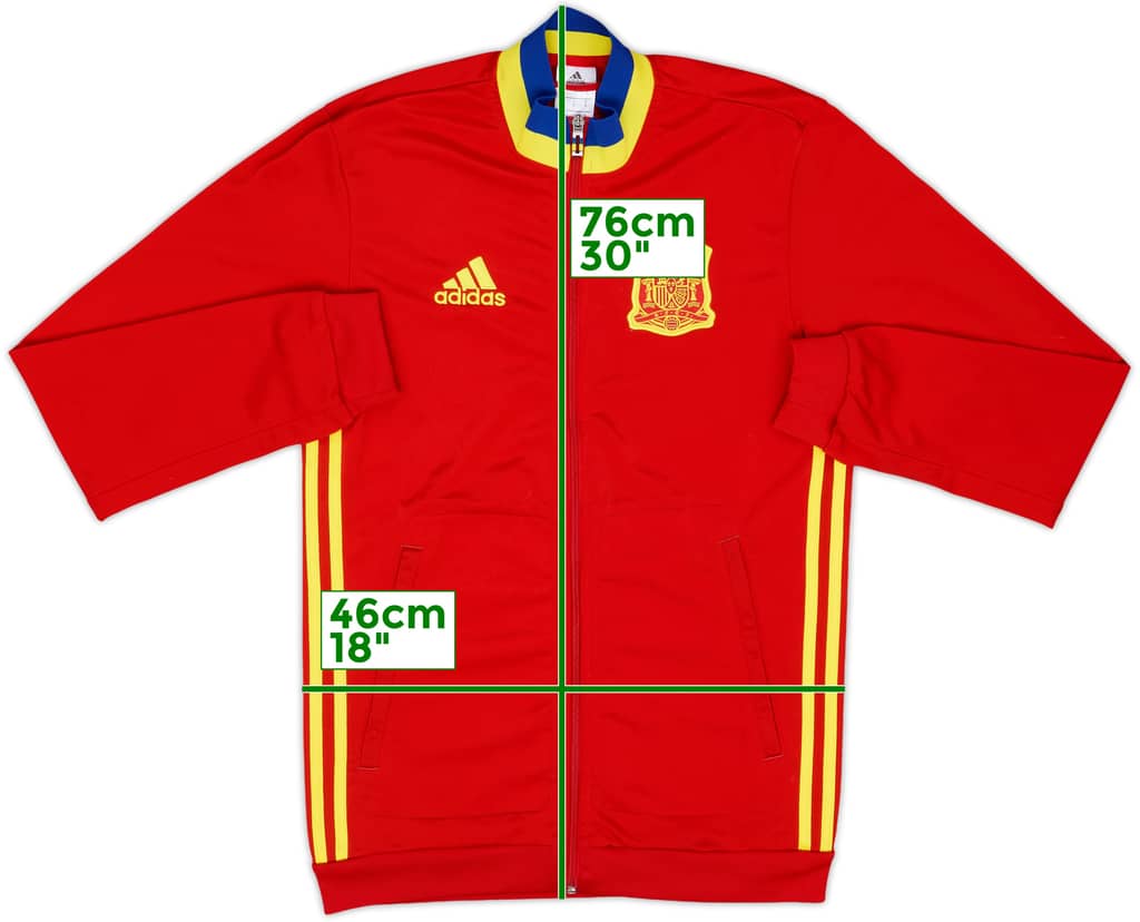 2015-16 Spain adidas Track Jacket - 8/10 - (S)