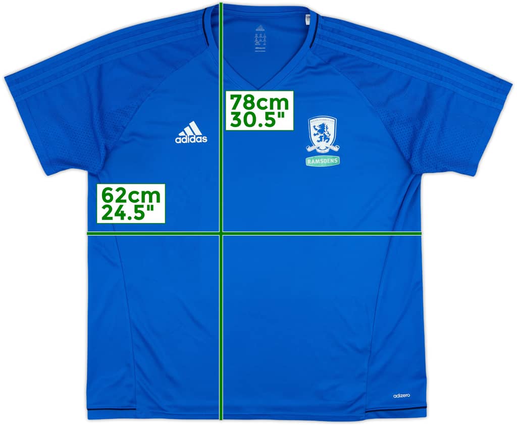 2017-18 Middlesbrough adidas Training Shirt - 6/10 - (XXL)