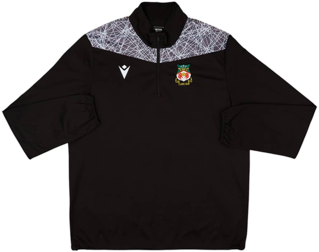 2019-20 Wrexham Macron 1/4 Zip Drill Top - 9/10 - (3XL)
