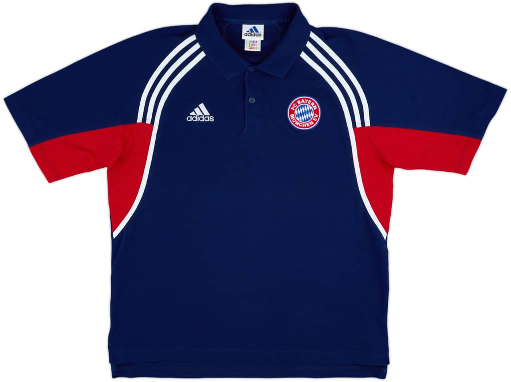 2000-01 Bayern Munich adidas Polo Shirt - 8/10 - (L/XL)