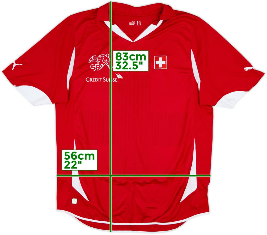 2010-11 Switzerland Home Shirt - 6/10 - (XL)