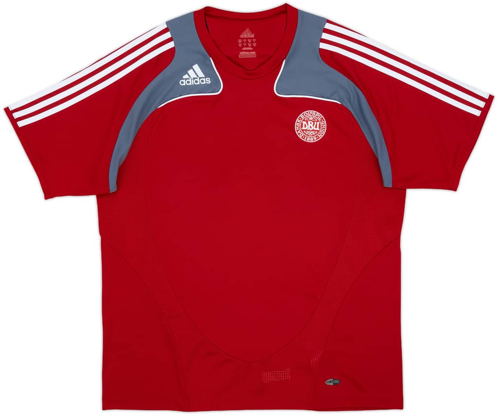 2008-09 Denmark adidas Training Shirt - 8/10 - (L)