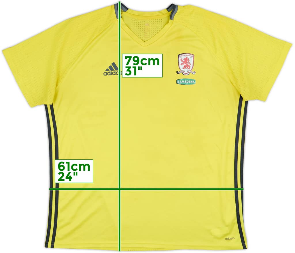 2016-17 Middlesbrough adidas Training Shirt - 5/10 - (XXL)