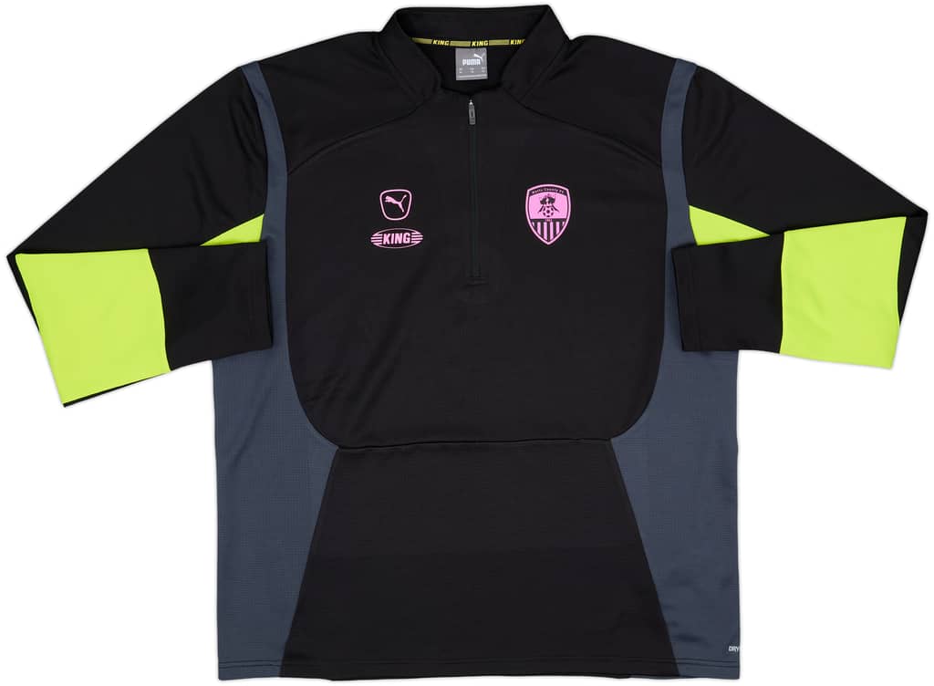 2023-24 Notts County Puma 1/4 Zip Drill Top - 10/10 - (XL)
