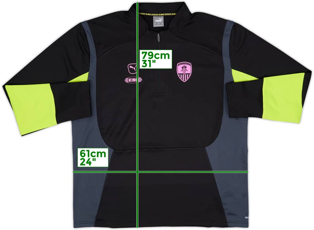 2023-24 Notts County Puma 1/4 Zip Drill Top - 10/10 - (XL)