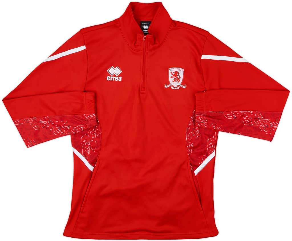 2022-23 Middlesbrough Errea 1/4 Zip Track Jacket - 9/10 - (S)
