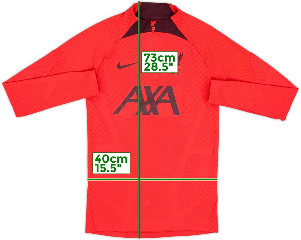 2022-23 Liverpool Nike 1/4 Zip Training Top - 8/10 - (XS)