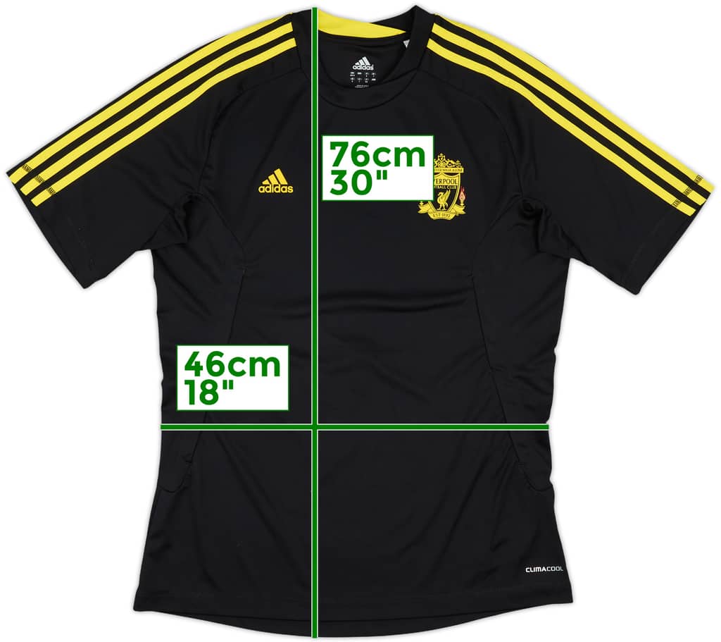 2010-11 Liverpool adidas Training Shirt - 10/10 - (L)