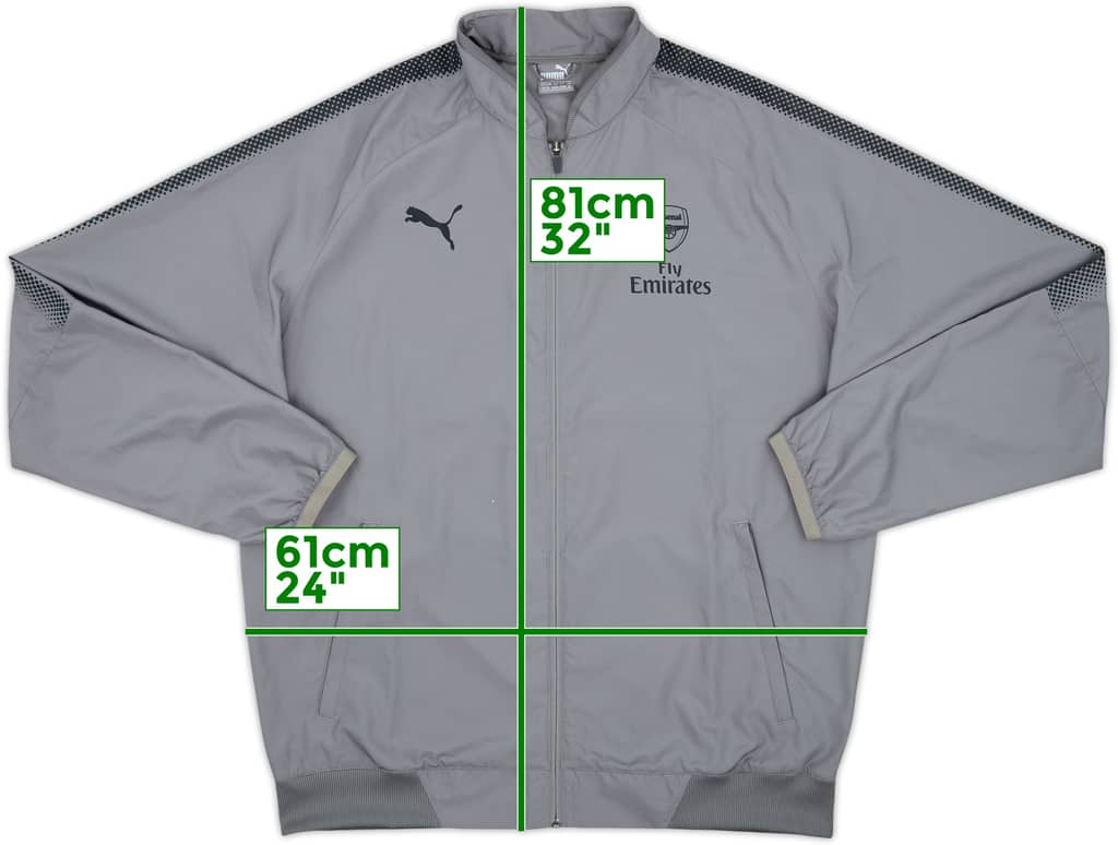 2017-18 Arsenal Puma Track Jacket - 10/10 - (XL)