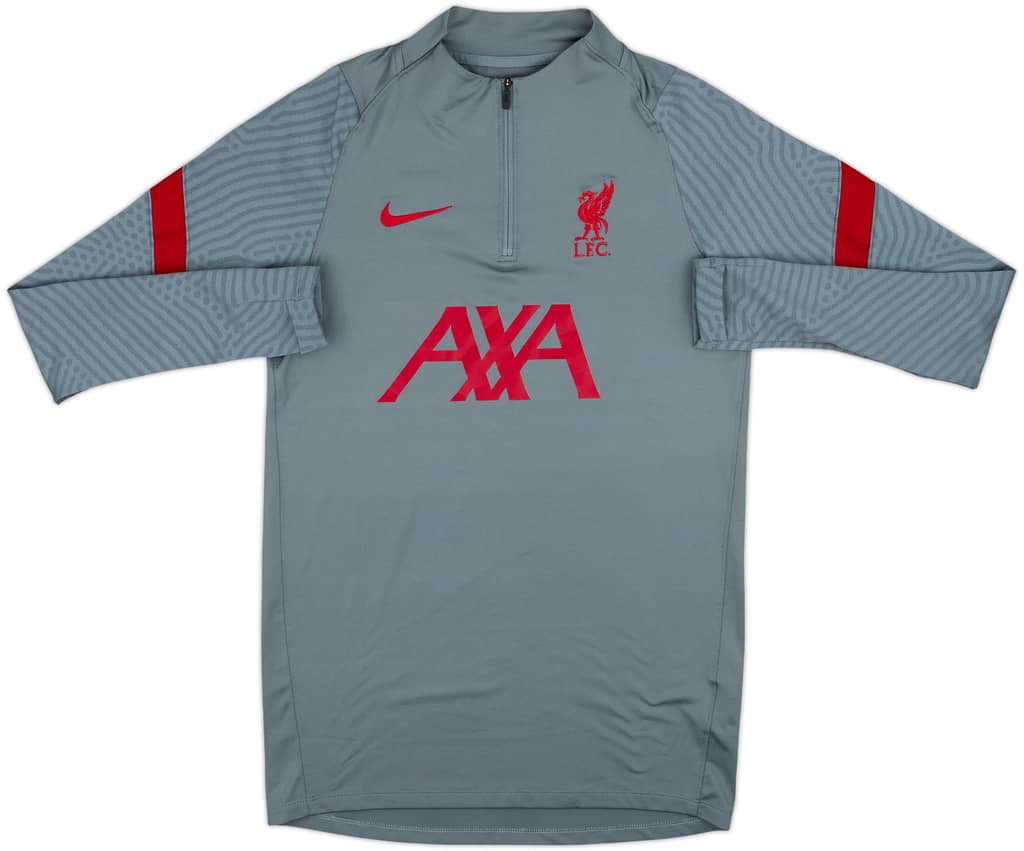 2020-21 Liverpool 1/4 Zip Training Top - 8/10 - (S)