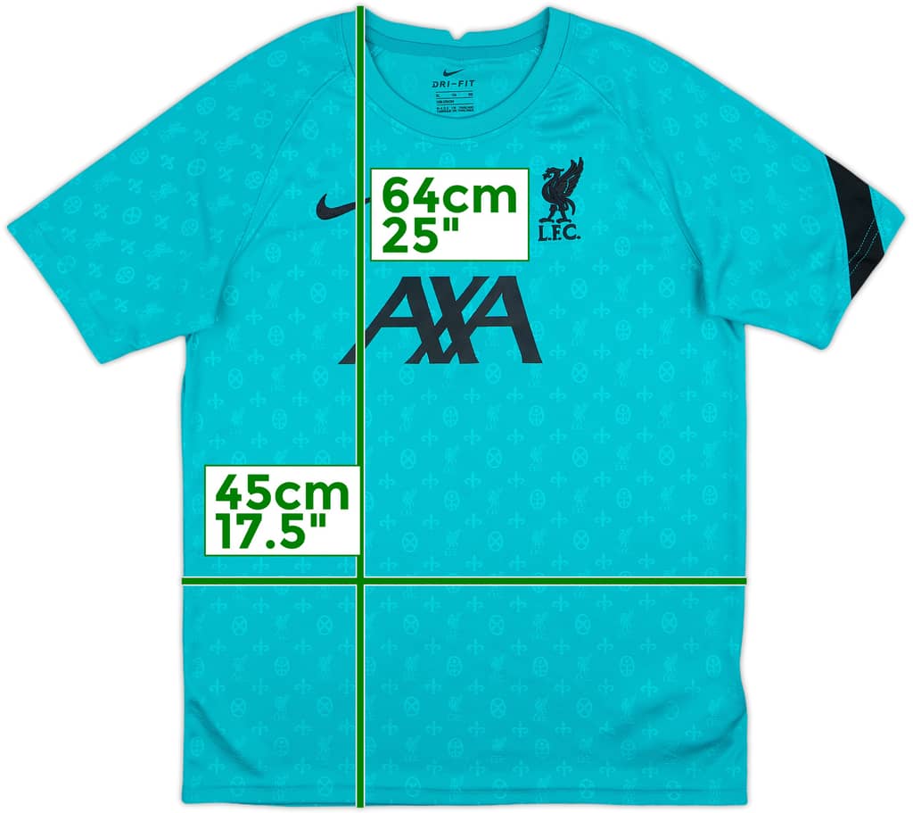 2021-22 Liverpool Nike Training Shirt - 9/10 - (XL.Boys)