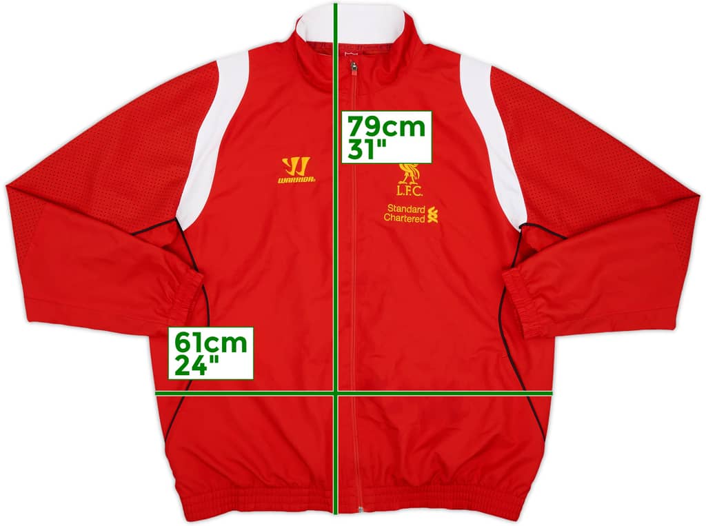 2012-13 Liverpool Warrior Track Jacket - 7/10 - (XL)