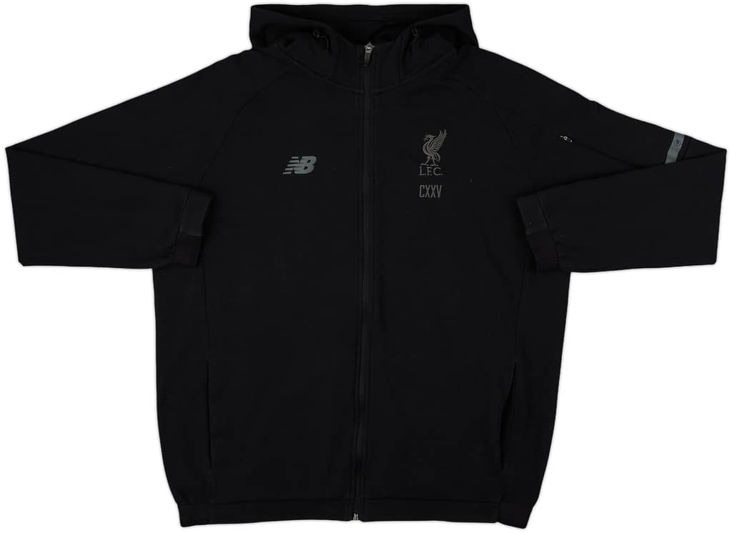 2017-18 Liverpool New Balance Hooded Sweat Top - 9/10 - (XL)
