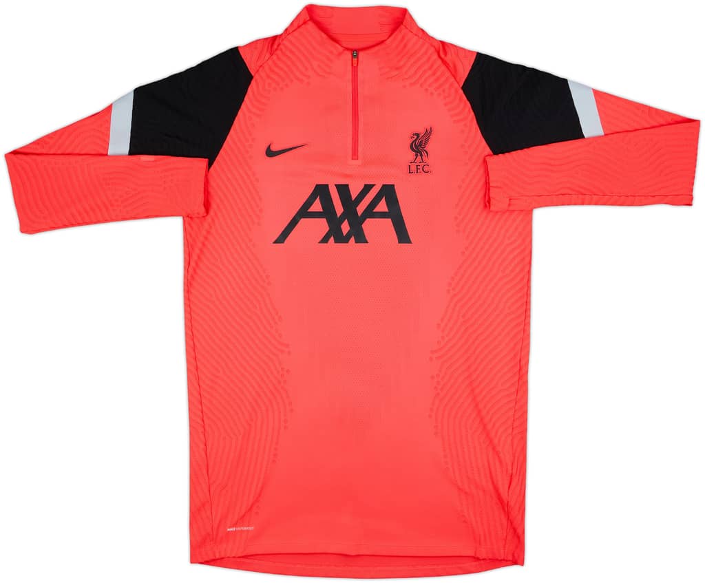 2020-21 Liverpool Nike Vaporknit 1/4 Zip Training Top - 10/10 - (L)