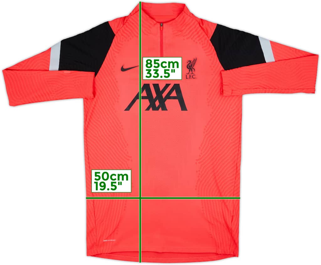 2020-21 Liverpool Nike Vaporknit 1/4 Zip Training Top - 10/10 - (L)
