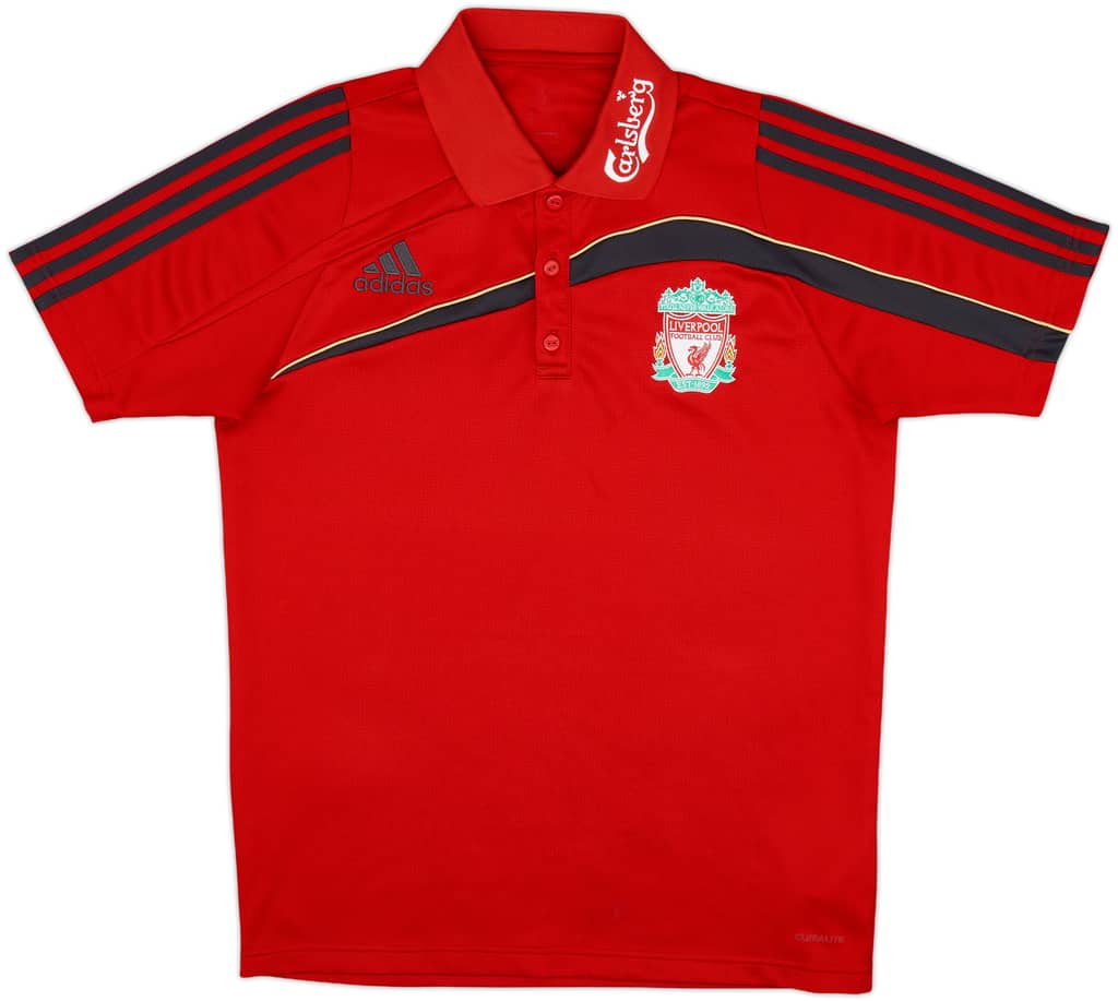 2009-10 Liverpool adidas Polo Shirt - 8/10 - (M)