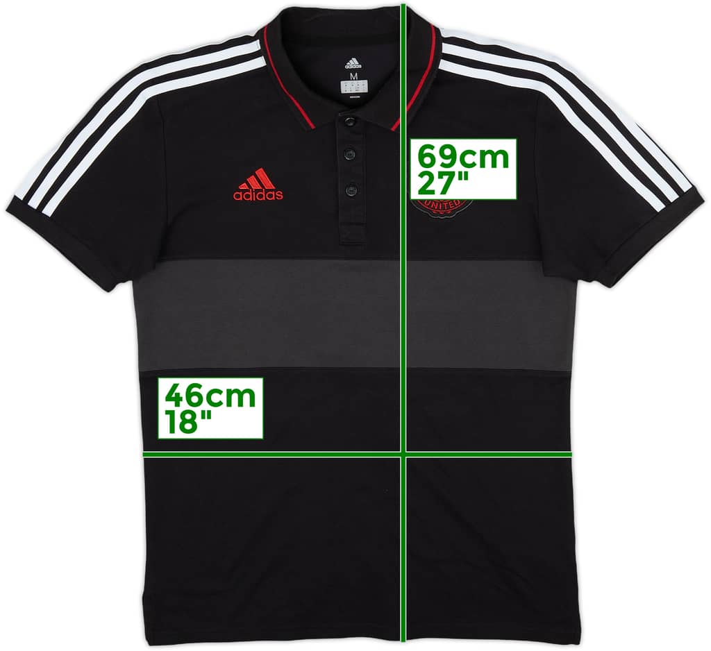 2018-19 Manchester United adidas Polo Shirt - 8/10 - (M)