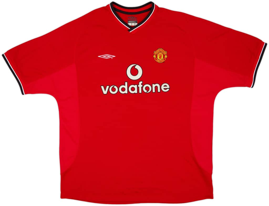 2000-02 Manchester United Home Shirt - 5/10 - (XXL)