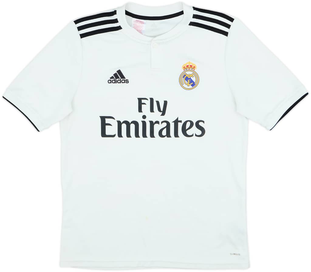 2018-19 Real Madrid Home Shirt - 7/10 - (XL.Boys)