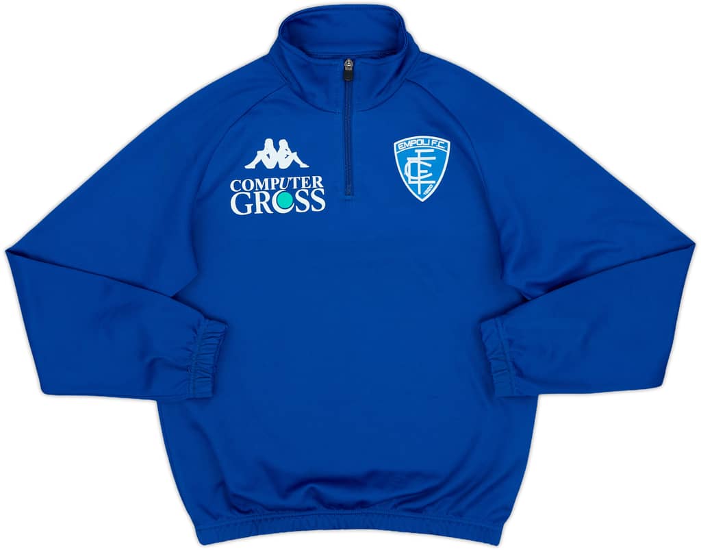 2017-18 Empoli Kappa 1/4 Zip Training Top - 7/10 - (L.Boys)