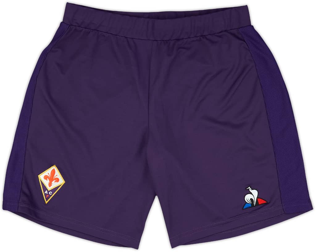 2018-19 Fiorentina Home Shorts - 9/10 - (M)