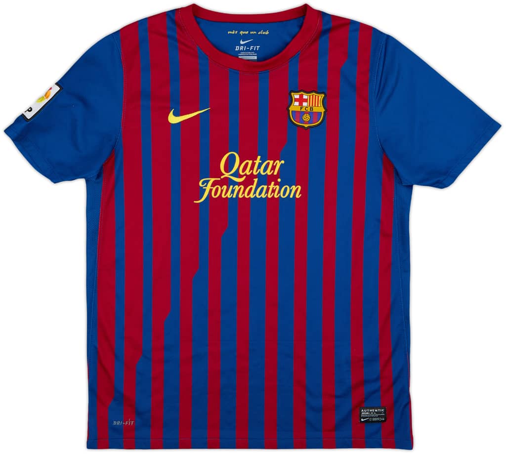 2011-12 Barcelona Home Shirt - 9/10 - (XL.Boys)