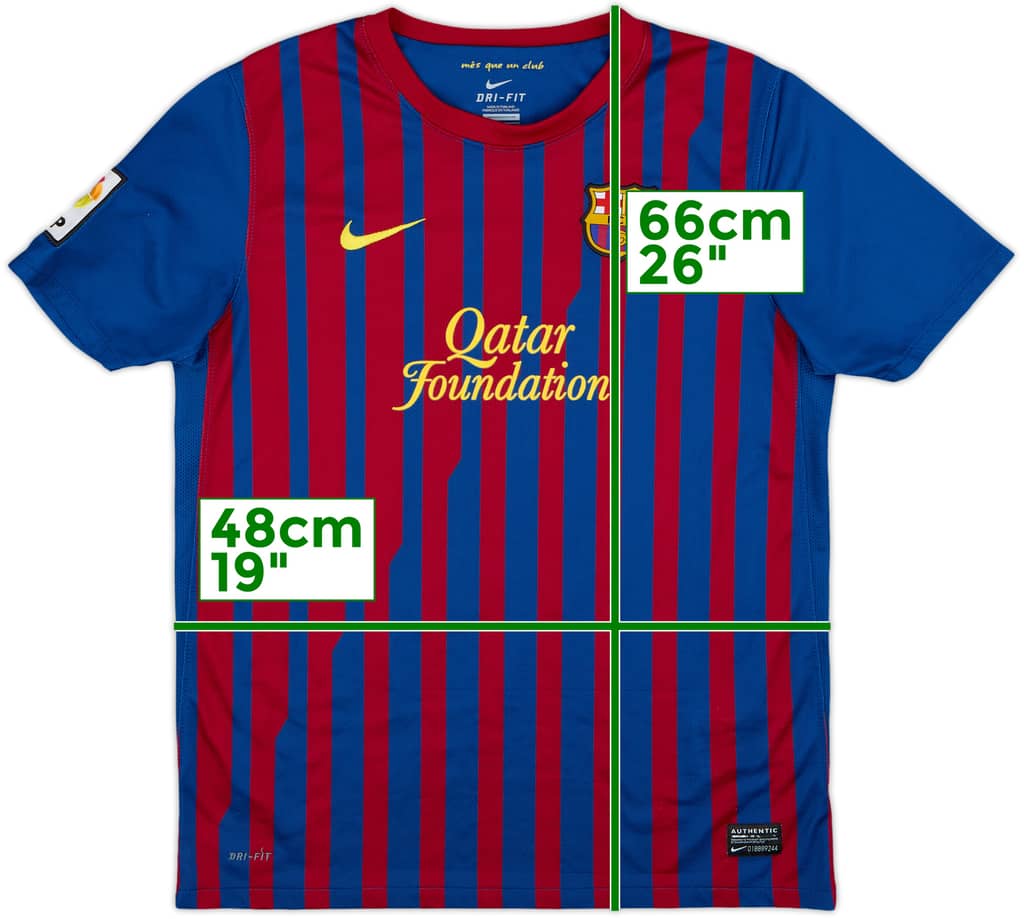 2011-12 Barcelona Home Shirt - 9/10 - (XL.Boys)