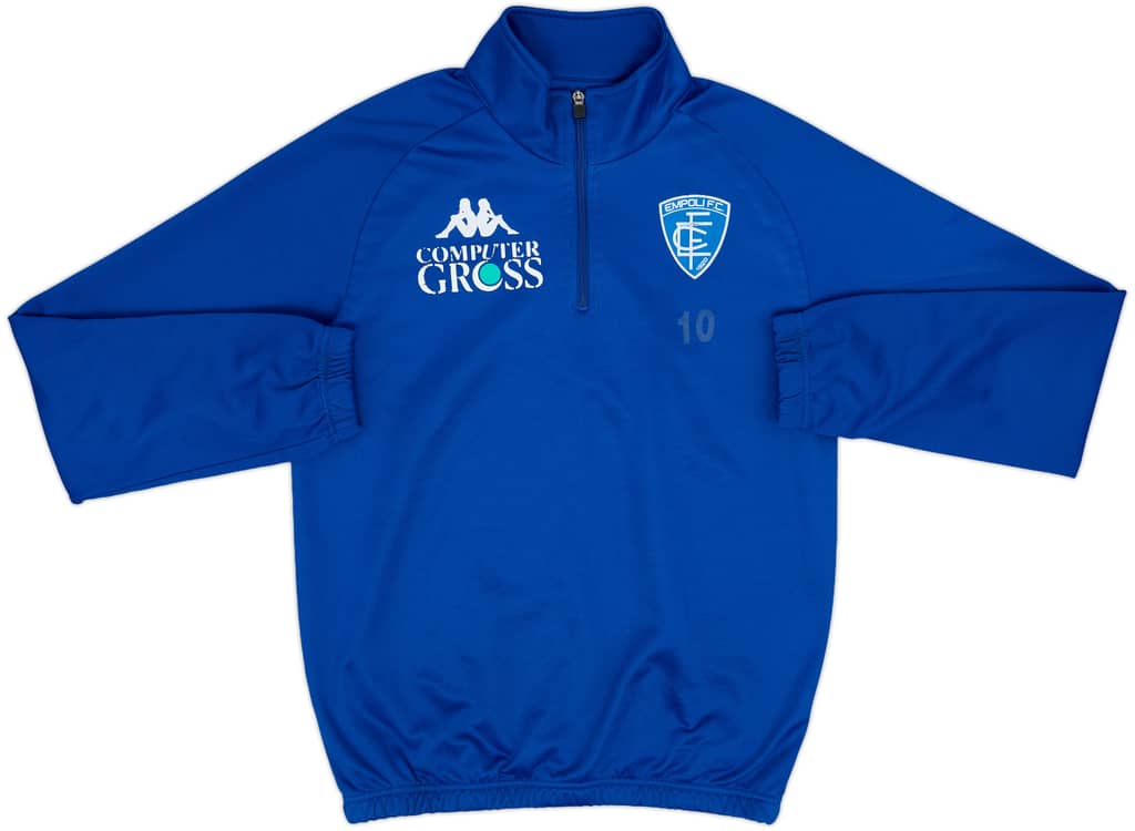 2017-18 Empoli Player Issue Kappa 1/4 Zip Drill Top #10 - 4/10 - (M)