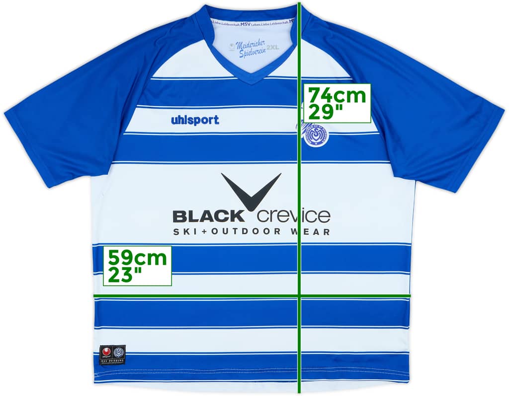 2015-16 MSV Duisburg Home Shirt - 7/10 - (XXL)