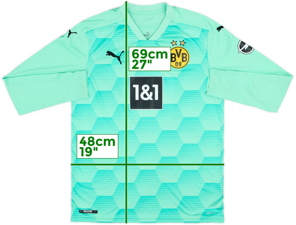 2020-21 Borussia Dortmund GK Shirt - 8/10 - (XL.Boys)