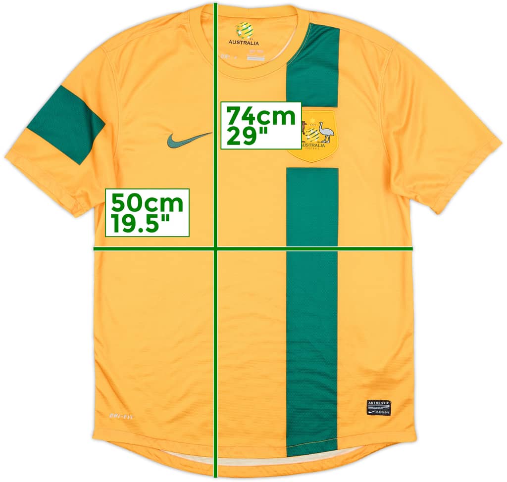 2012-14 Australia Home Shirt - 9/10 - (M)