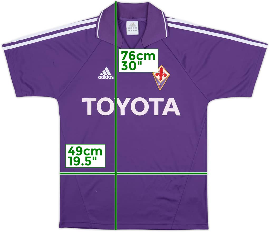 2004-05 Fiorentina Home Shirt - 8/10 - (S)