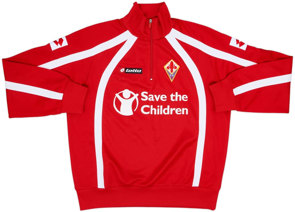 2005-06 Fiorentina Lotto 1/4 Zip Drill Top - 8/10 - (M)