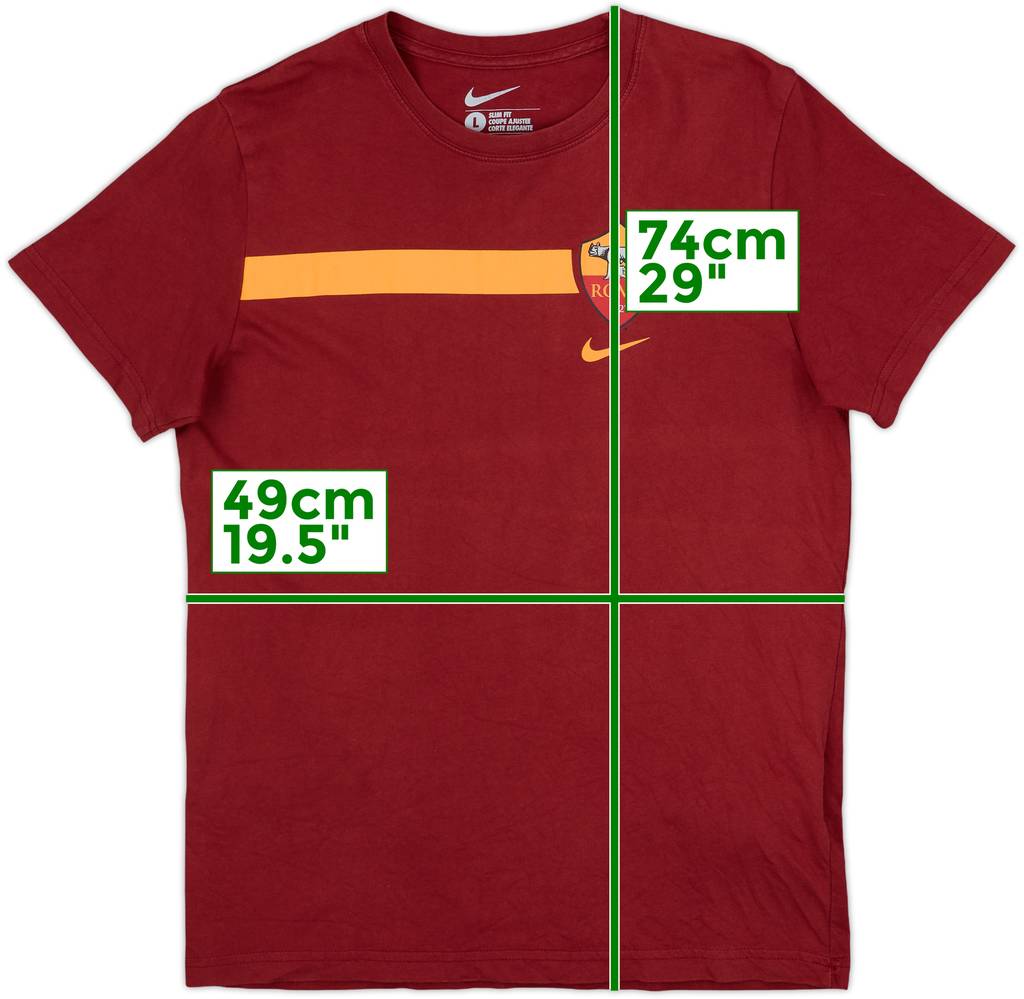 2014-15 Roma Nike Cotton Tee - 8/10 - (L)