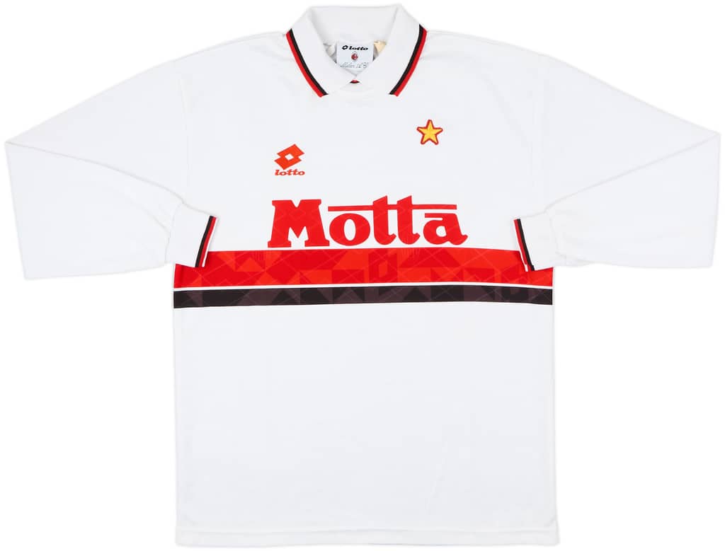 1993-94 AC Milan Away L/S Shirt - 8/10 - (L)