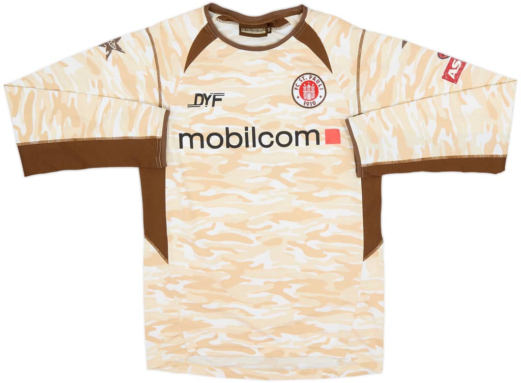 2005-06 St Pauli Home L/S Shirt - 7/10 - (S)
