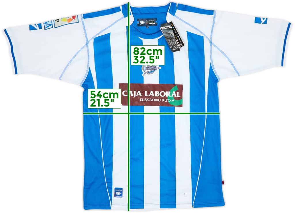Camiseta de local del Alaves 2009-10 (XXL)