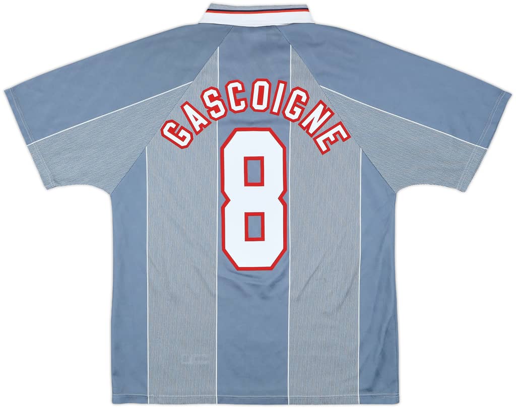 1996-97 England Away Shirt Gascoigne #8