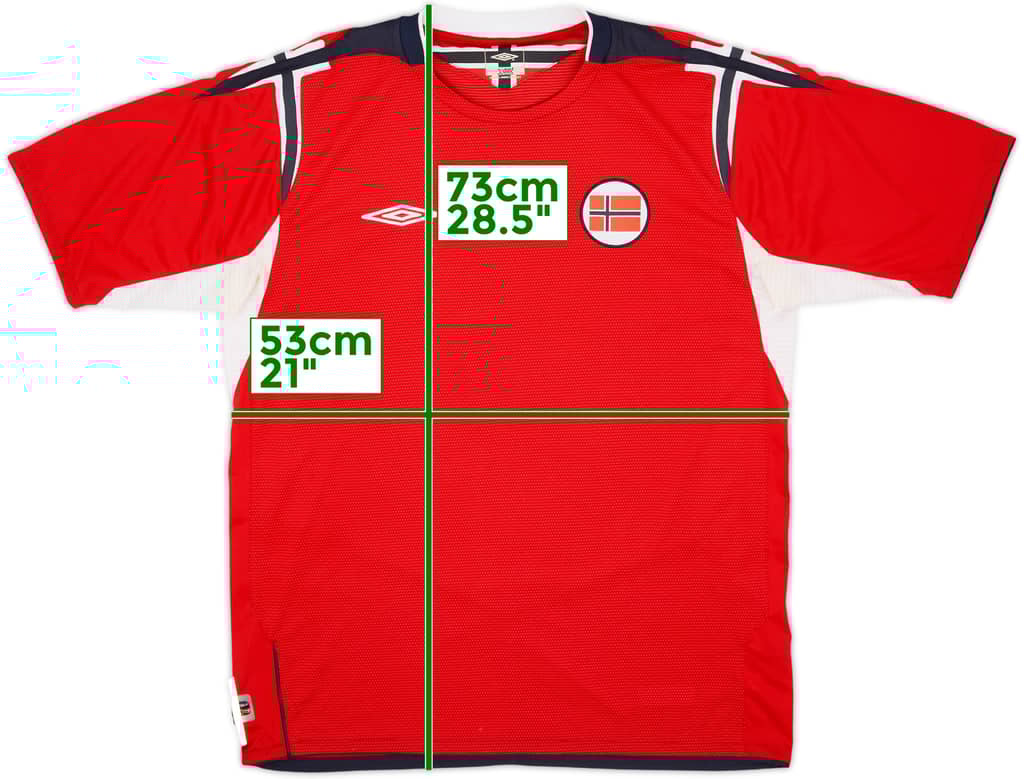 2004-06 Norway Home Shirt - 9/10 - (L)